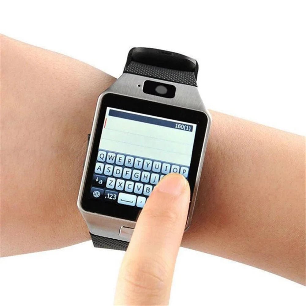 Tavice TZ1 Bluetooth Smart Watch with Touchscreen | Camera, Pedometer, Sleep Monitor, Notifications & Multi-Language Support - Office Catch