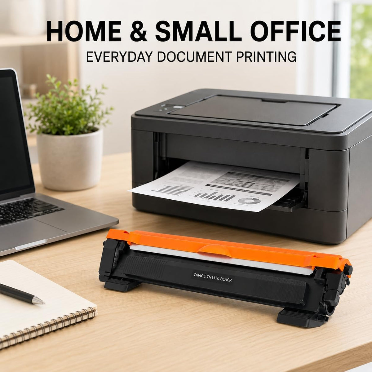 TN1170 Toner Cartridge Compatible with Brother HL-L1230W and DCP-L1630W Printers - Office Catch