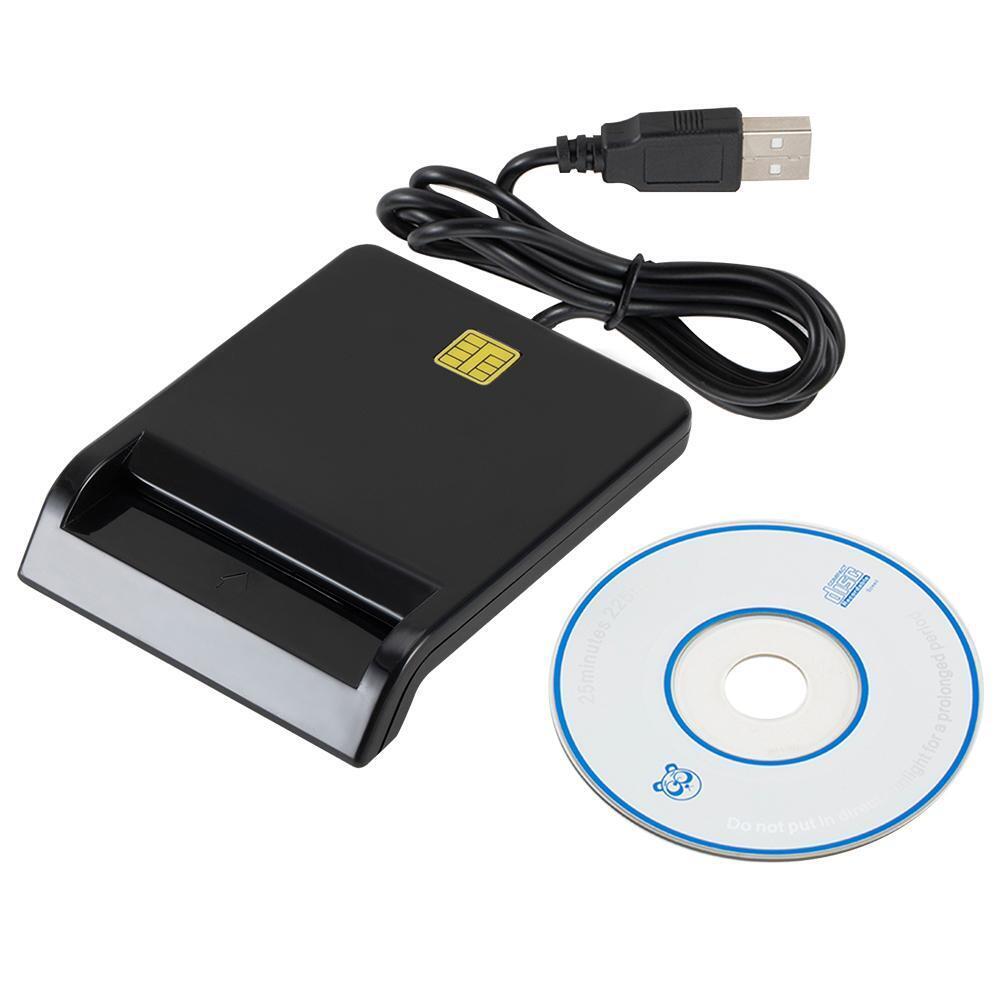 USB Smart Card Reader DNIE ATM CAC IC ID SIM Card Cloner Connector for