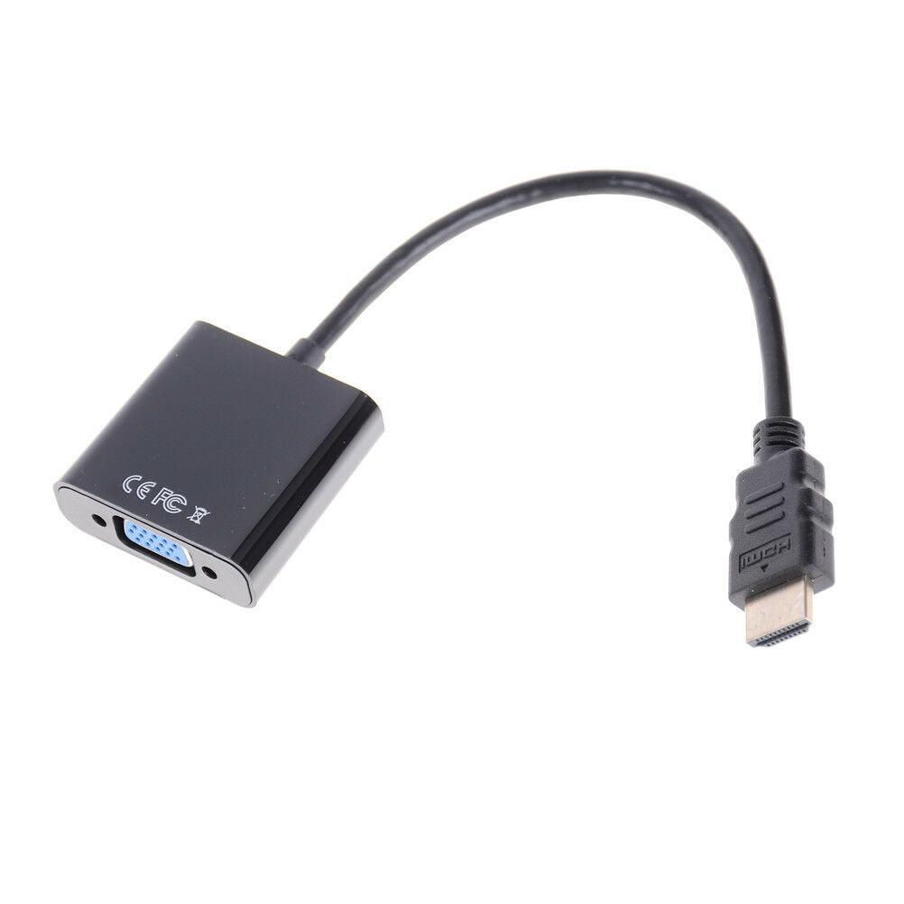 1080P HDMI Male to VGA Female Video Adapter Cable Converter - Office Catch