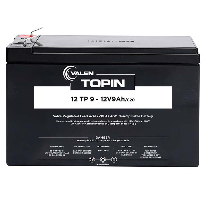 12v 9Ah Valen Topin Deep Cycle battery - Office Catch