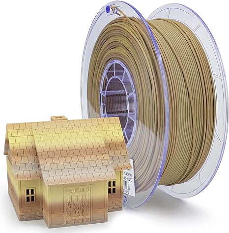 1.75mm 3D Printer Filament ABS - Gold 1KG - Office Catch