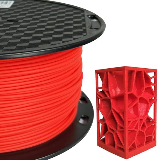 1.75mm 3D Printer Filament PETG - Red 1KG - Office Catch