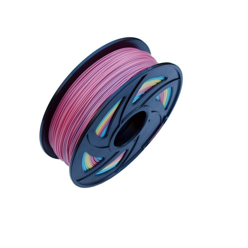 1.75mm 3D Printer Filament PLA - Rainbow 1KG - Office Catch