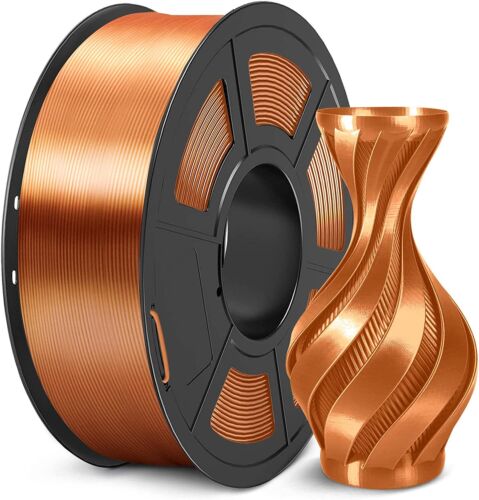 1.75mm 3D Printer Filament Silk - Brown 1KG - Office Catch