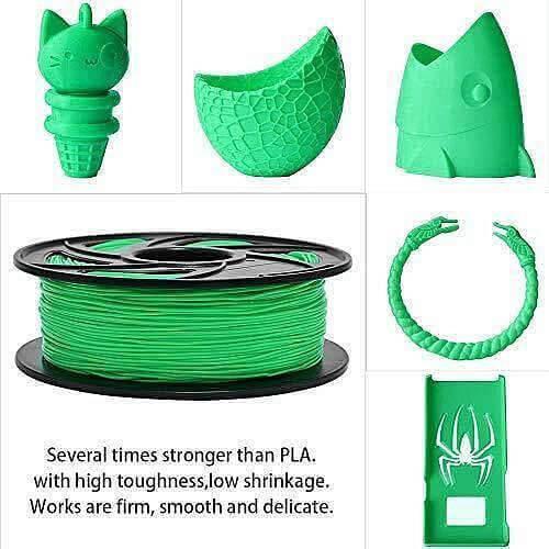 1.75mm 3D Printer Filament TPU - Green 1KG - Office Catch