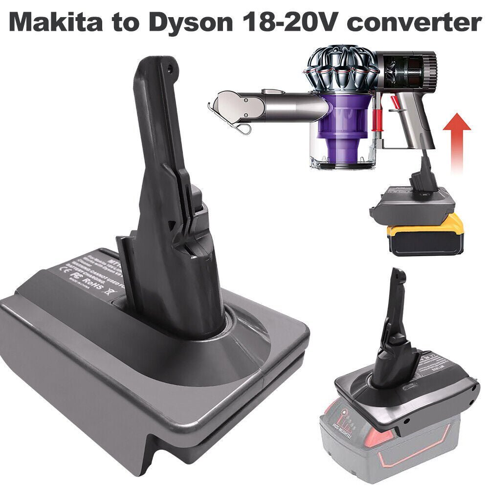 18V Makita Converter To V7 & V8 Dyson Vacuum Cleaner - Office Catch
