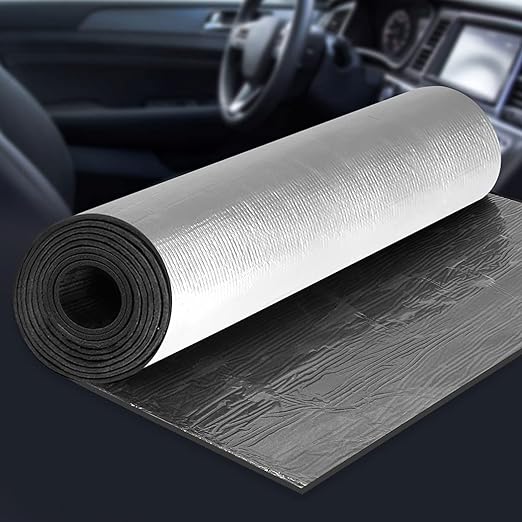 1Mx5M Sound Deadener Roller Car Insulation Mat Heat Shield Noise Adhesive Foam - Office Catch