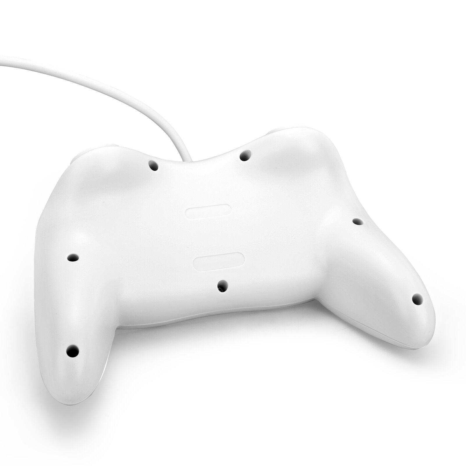 2 New White Classic Pro Wired GamePad Joypad Controller for Nintendo Wii Console - Office Catch