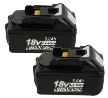 2 Pack For 18V Makita Battery Replacement | BL1830 BL1850 6000mAh Li-ion Battery - Office Catch
