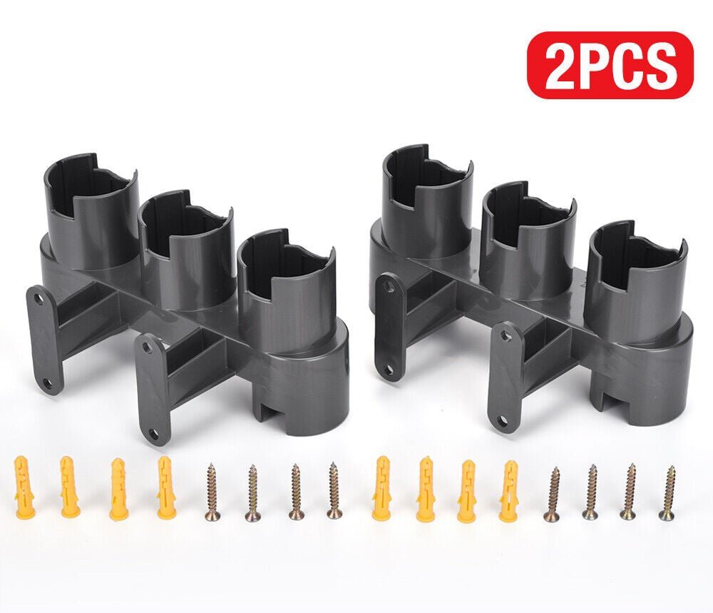 2 Pack Wall Mount Accessory Tool Storage Rack Holder For DYSON V7 V8 V10 V11 Vacuum - Office Catch