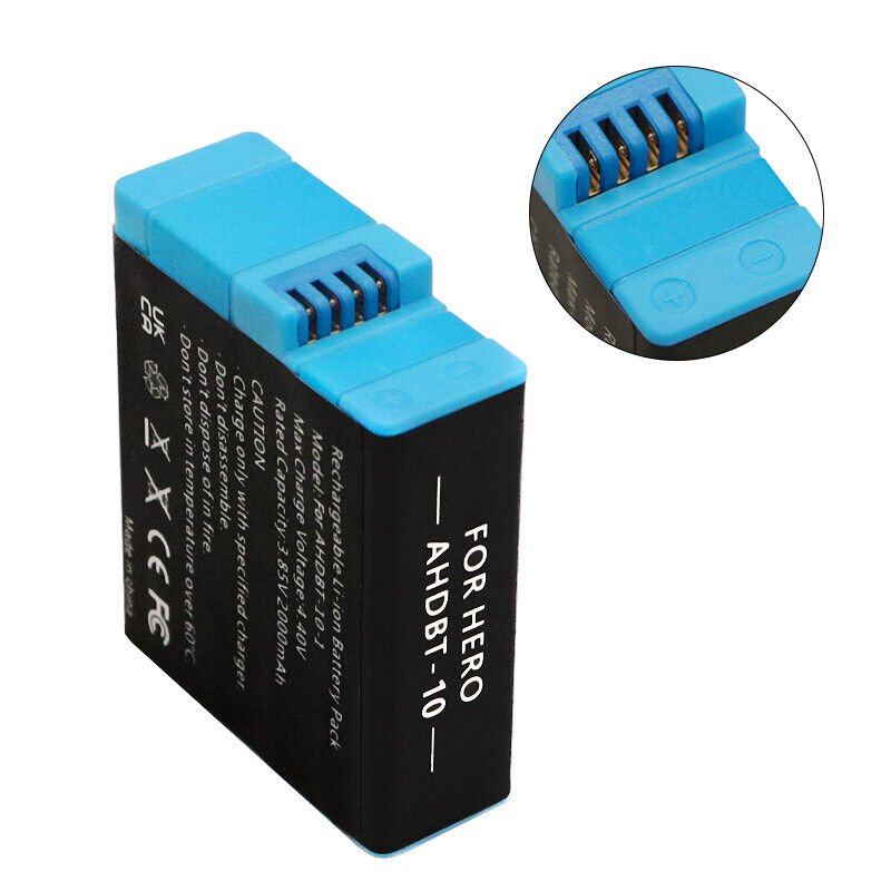 2000mAh for GoPro HERO 10 9 8 7 6 5 Replacement Battery | 2 Pack - Office Catch