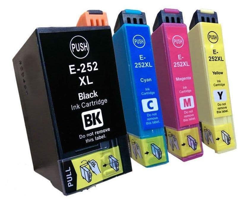 20x Compatible Epson 254XL & 252XL Ink Cartridge Set (5BK,5C,5M,5Y) High YieldWorkforce WF3620 3640 7720 WF7710 7610 - Office Catch