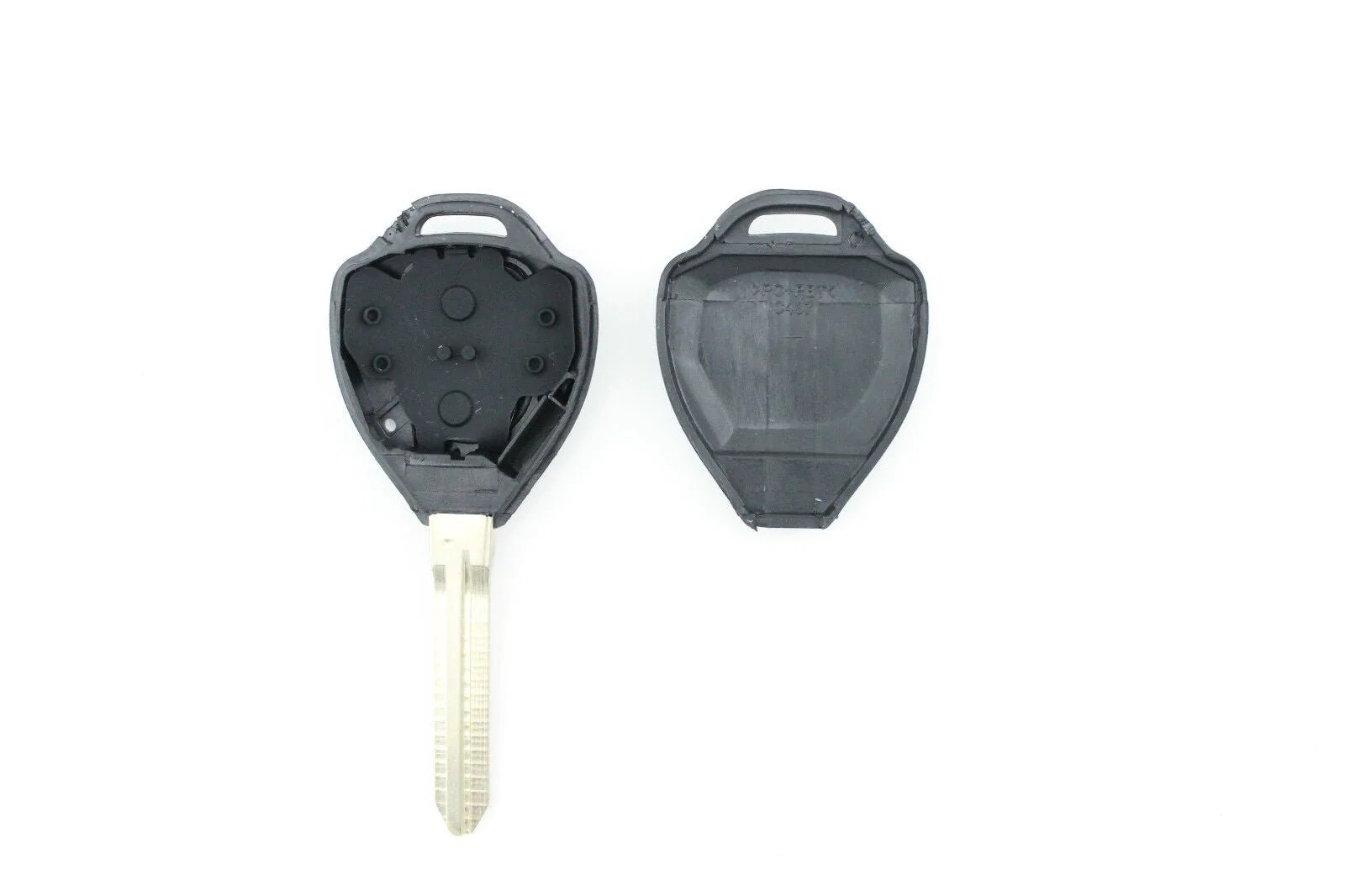 2x Compatible With Toyota Rav4 Corolla Camry Prado 2 Button Remote Key Shell - Office Catch