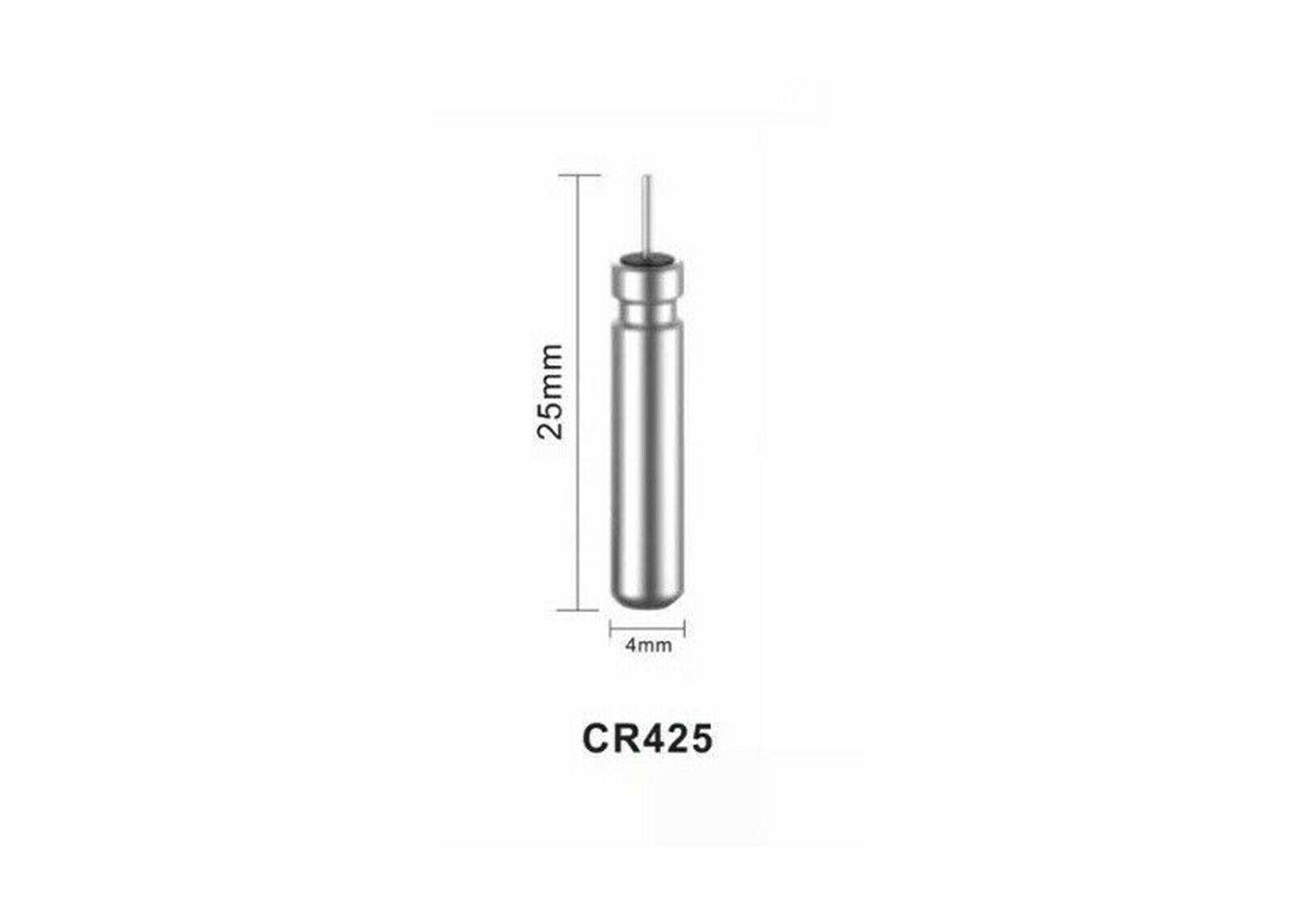 2X Fishing Float Rechargeable Battery CR425 USB Charger Lithium Pin Cells - Office Catch