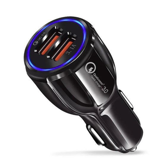 3 Port USB PD Quick Fast Car Charger QC3.0 Adapter Cigarette Lighter Socket - Office Catch