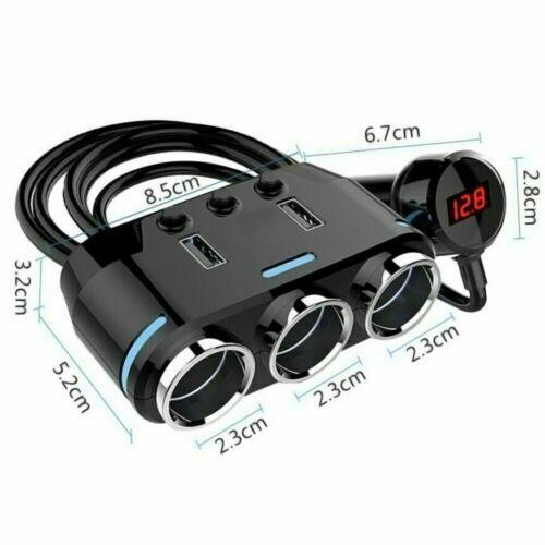 3 Port Way 12V Socket Plug Splitter Oplader Voor U... – Vicedeal 3 Port Way 12V Socket Plug Splitter Oplader Voor U... – Vicedeal