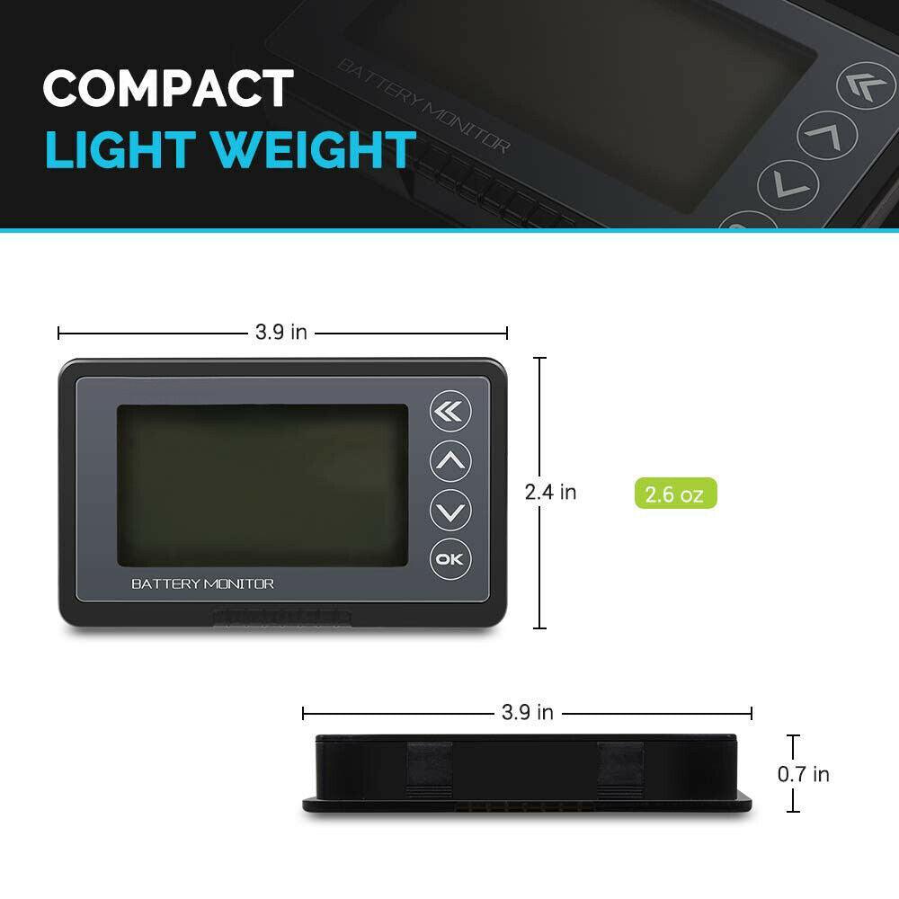 350A Battery Monitor Voltage Alarm 12V Battery Compatible - Office Catch