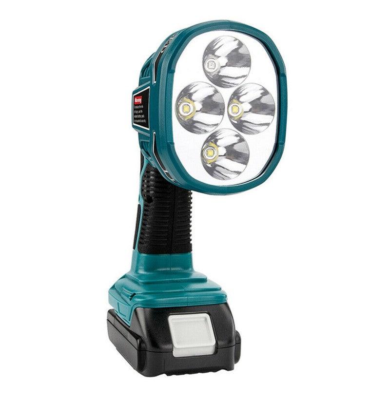 4 LED Work Light DML812 For Makita 18V / 14.4V Lithium Ion battery Pivot LED Flashlight Portable Lamp Torch - Office Catch