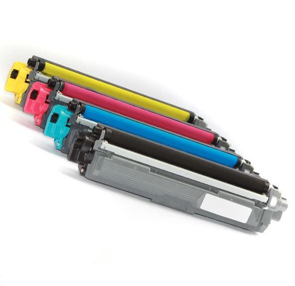 4-Pack Brother TN-251 / TN-255 Compatible Toner Combo [1BK,1C,1M,1Y] - Office Catch