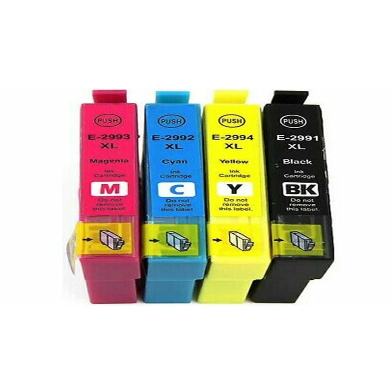 4 Pack Compatible Epson 29XL Ink Cartridges [BK, C, M, Y] - Office Catch