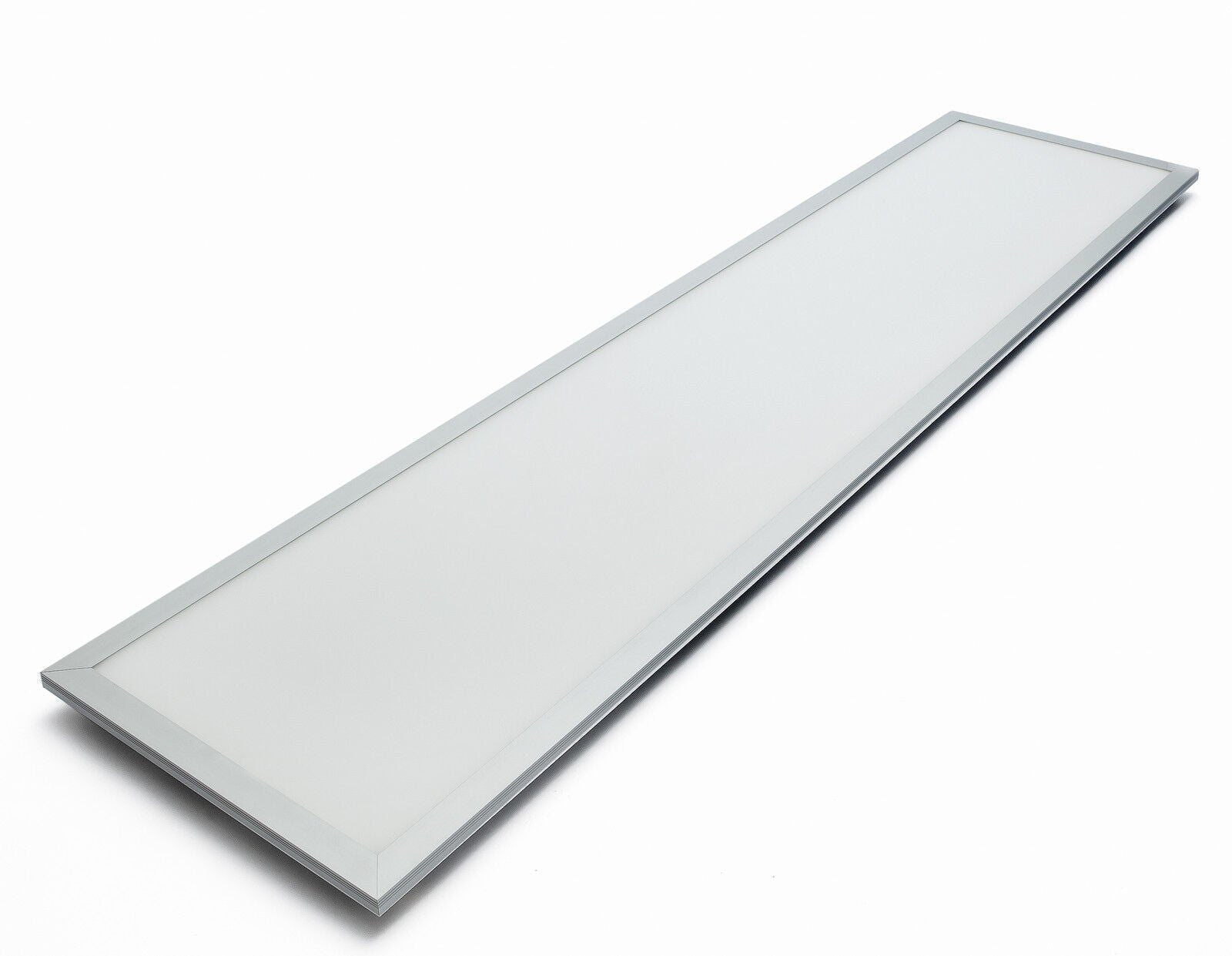 40W LED Panel Light White Aluminium 1200mm x 600mm - Office Catch