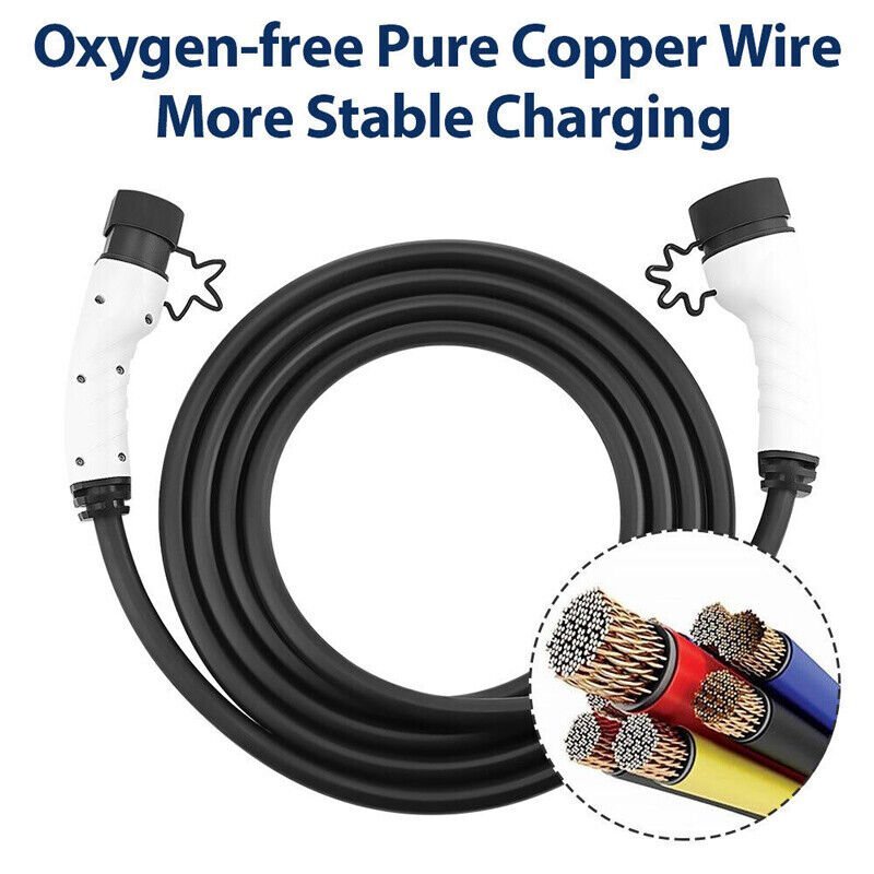 480V 32A Type2 to Type2 EV Charging Cable 3 phase - Office Catch