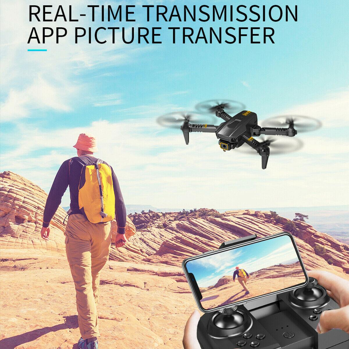 4K HD Drone Aerial Camera WIFI FPV Foldable Mini Selfie RC Quadcopter Toy SP - Office Catch