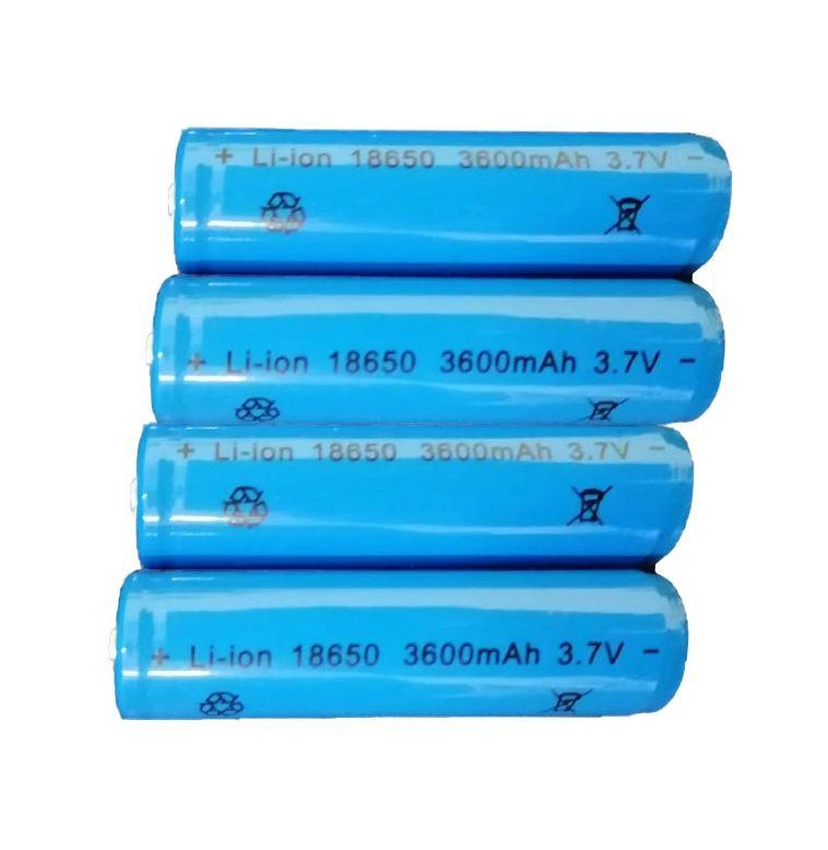 4pcs 3600mAh 3.7V Li-ion Batteries Rechargable - Office Catch