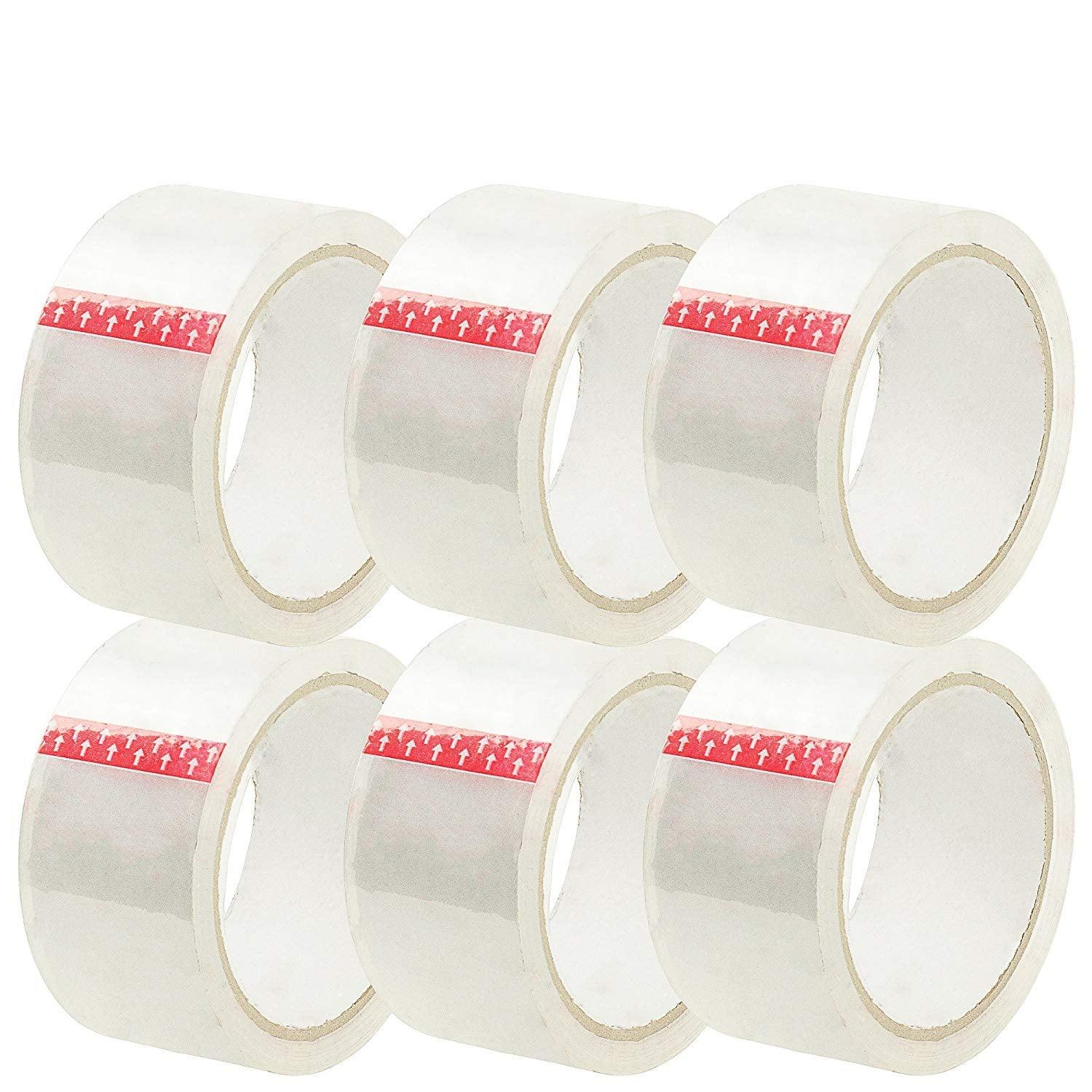 72Pack | Clear Packing Sticky Tape for Packaging Shipping Moving | Strong Adhesive | 48mm x 75meter - Office Catch