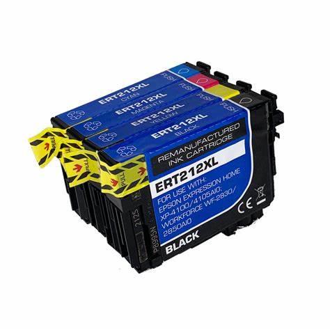 8 Pack Compatible Epson 212XL (C13T02X192-C13T02X492) High Yield Ink Cartridges Combo [2BK,2C,2M,2Y] for WorkForce WF2830 printer - Office Catch