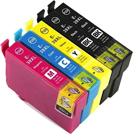 8 Pack Epson 39XL Compatible High Yield Inkjet Cartridges C13T04L192 - C13T04L492 - Office Catch