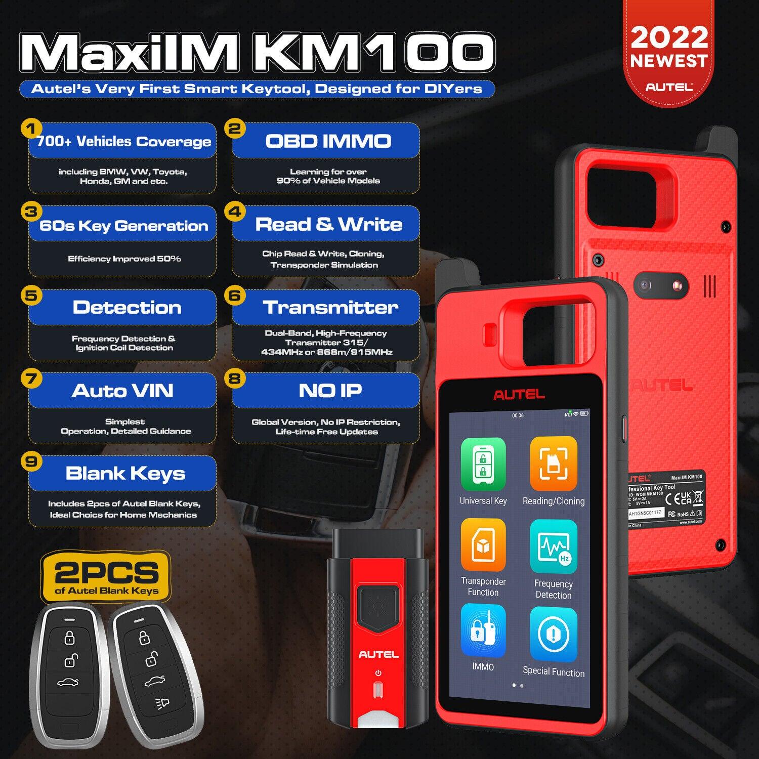 Autel MaxiIM KM100 immobilizer touch screen tablet - Office Catch