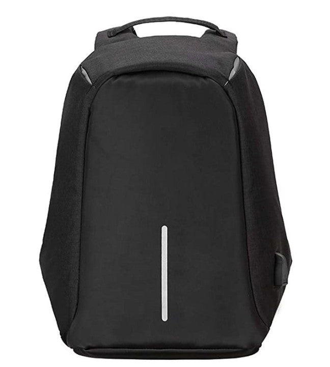 Bag Backpack Anti-theft USB Charging Waterproof Laptop Travel Shoulder School | Black - Office Catch