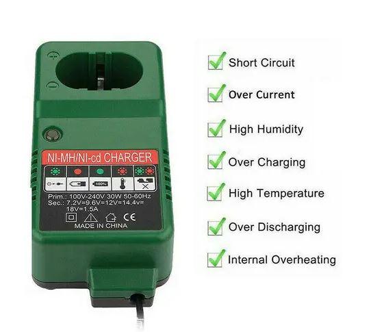 Battery charger DC1804T For Makita 7.2V 9.6V 12V 18V NiMH NiCd Battery - Office Catch