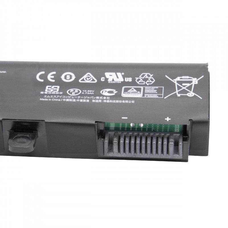 Battery Compatible for MSI GE62VR 6RF-078CN laptop (4730mAh, 10.86V, Li-Ion, black) - Office Catch