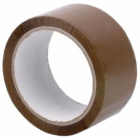 Brown Packing Tape | Packaging Moving Adhesive Tapes | 48mm x 75m | Bulk Pack - Office Catch