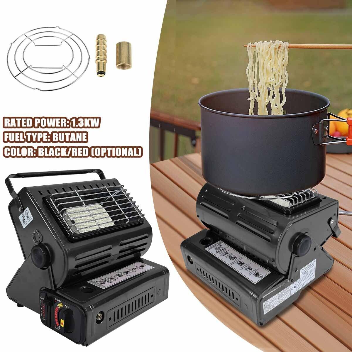 Camper Survival Portable Butane Gas Heater Camping Camp Tent Outdoor Hiking - Office Catch
