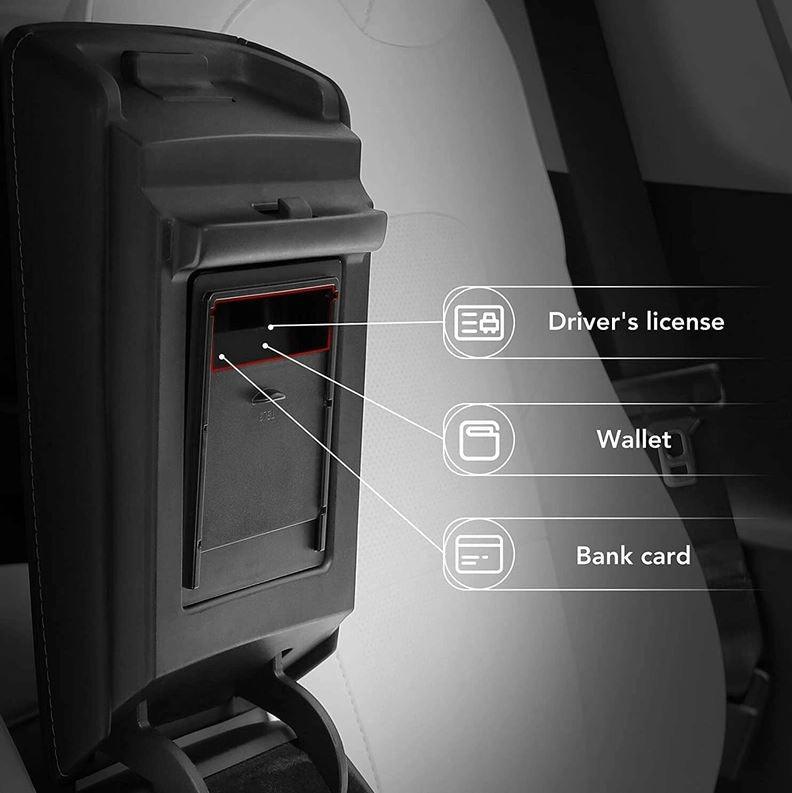 thumbnail image 2 of Basenor Center Console Storage Box Organizer For Tesla Model 3 & Model Y 2016-2024 2 of 4