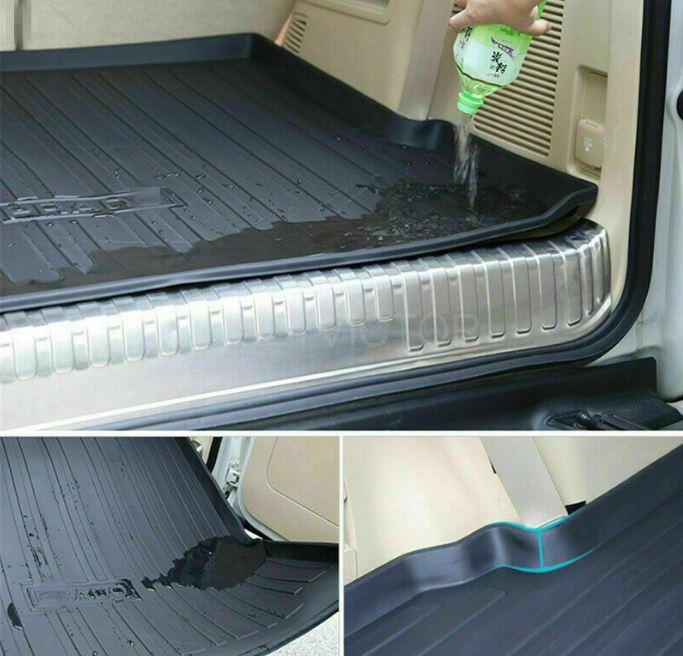 Cargo Rubber Waterproof Mat Boot Liner Cover for TOYOTA PRADO 150 Series 2009 2010 2011 2012 2013 2014 2015 2016 2017 2018 2019 2020 - Office Catch