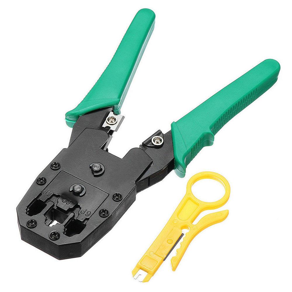 CAT6/5 LAN Network Cable Tool Kit Crimper RJ45 Tester Stripper Punch Down Cutter - Office Catch