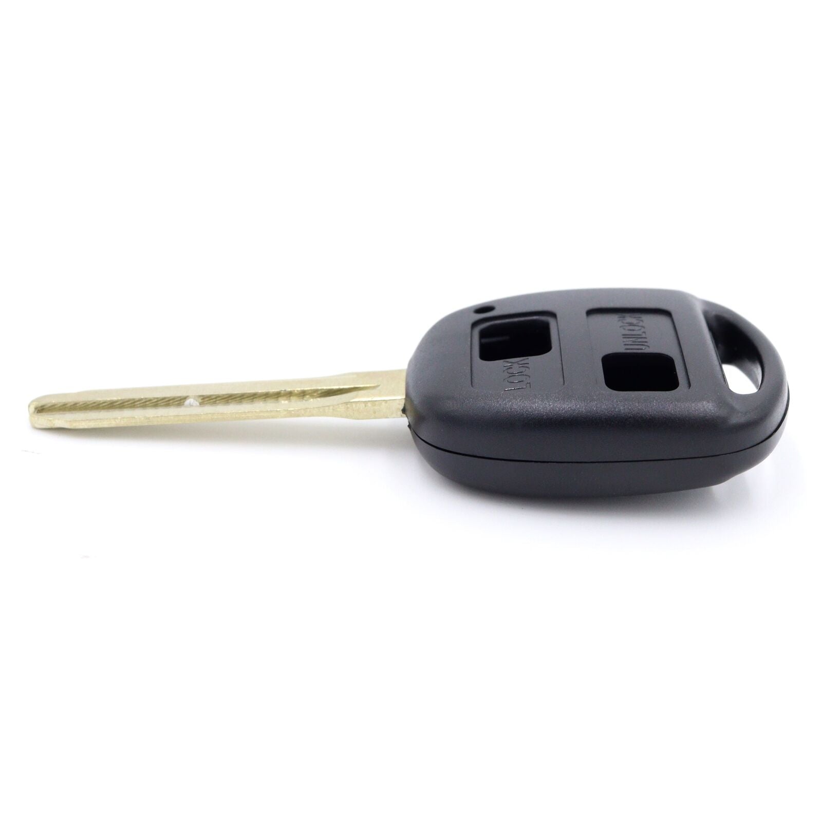 Compatible With Toyota Prado RAV4 Corolla Remote Car Key Blank Shell/Case Pack of 2 - Office Catch