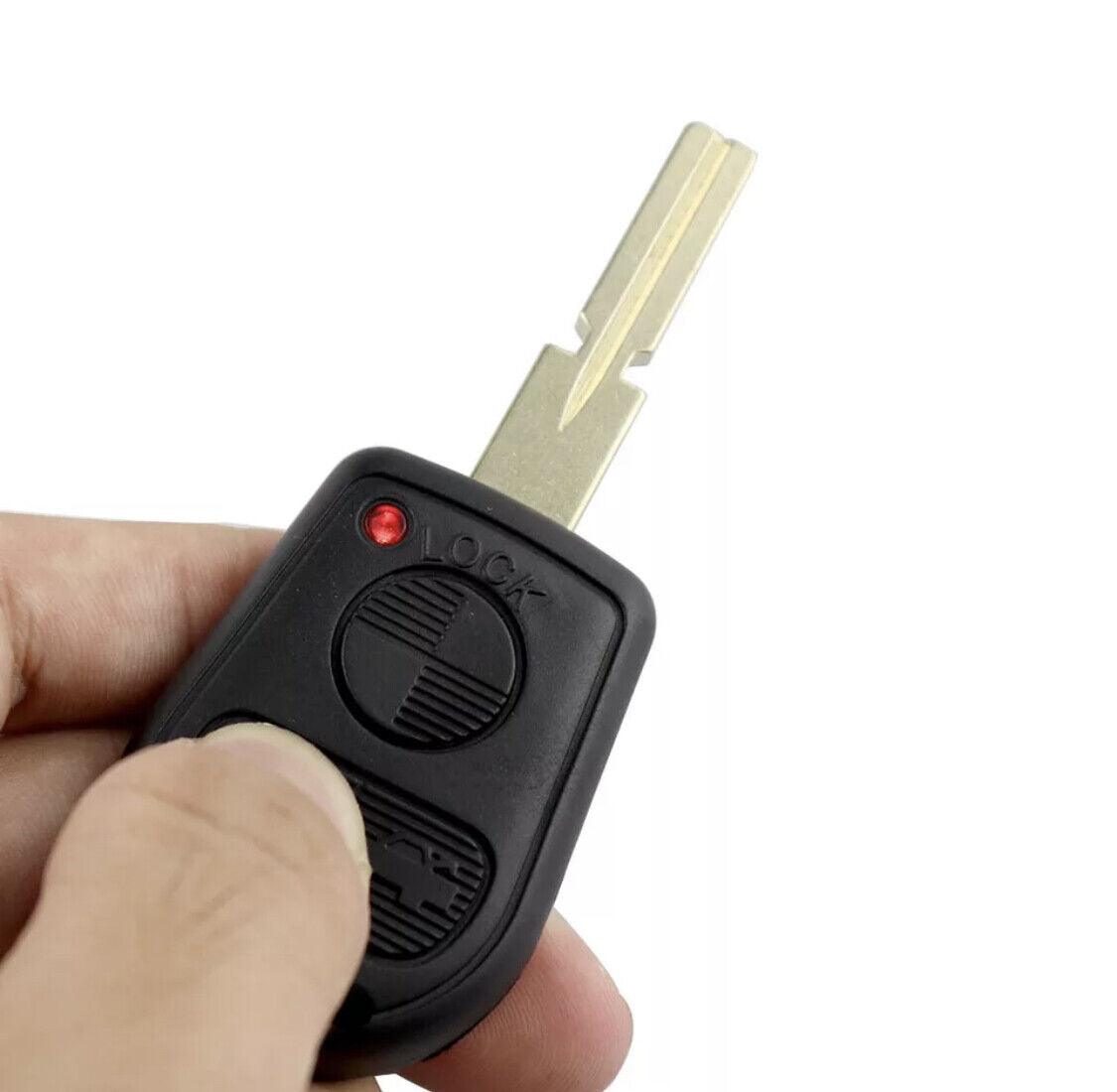 Complete Remote Key Replacement For BMW 3 Button Key For E31 E32 E34 E36 E38 E39 E46 Z3 - Office Catch