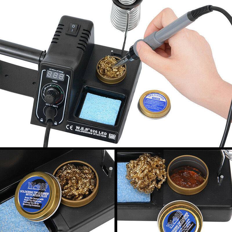 Solder Rework Board 60W Soldering Iron Station - Variable Temp with LED Display