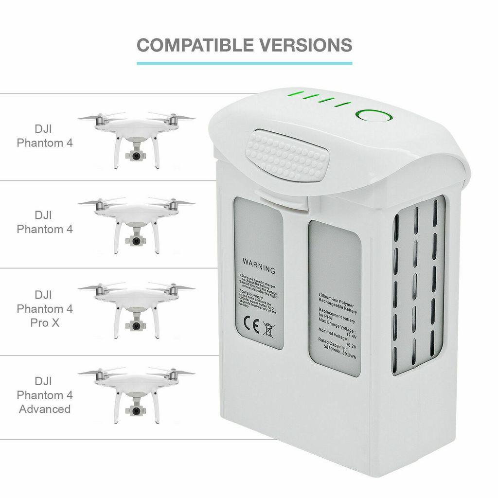 DJI Phantom 4 / 4 Pro Intelligent Flight Replacement Battery with Fast Charge - Office Catch