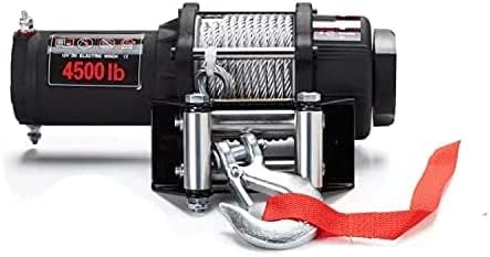 Electric Winch 12V 4500LBS (2041kg) Wireless Remote Strong Rope ATV Boat Car - Office Catch