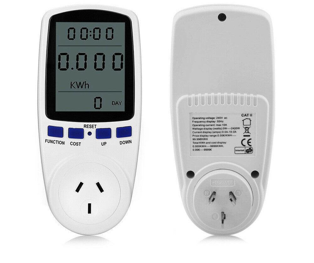 Electricity Usage Monitor Voltmeter Energy Consumption 240V - Office Catch