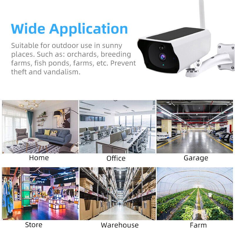 Enhanced Security System: Solar-Powered Wireless WiFi PTZ CCTV Camera with Battery, 64GB Memory Card, Siren, Spotlight, Night Vision, and AI Motion Detection - Office Catch