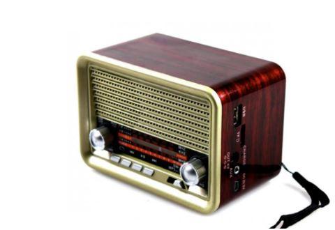 FM/AM/SW Retro Radio Bluetooth Speaker Rechargeable Support USB TF MP3 - Office Catch