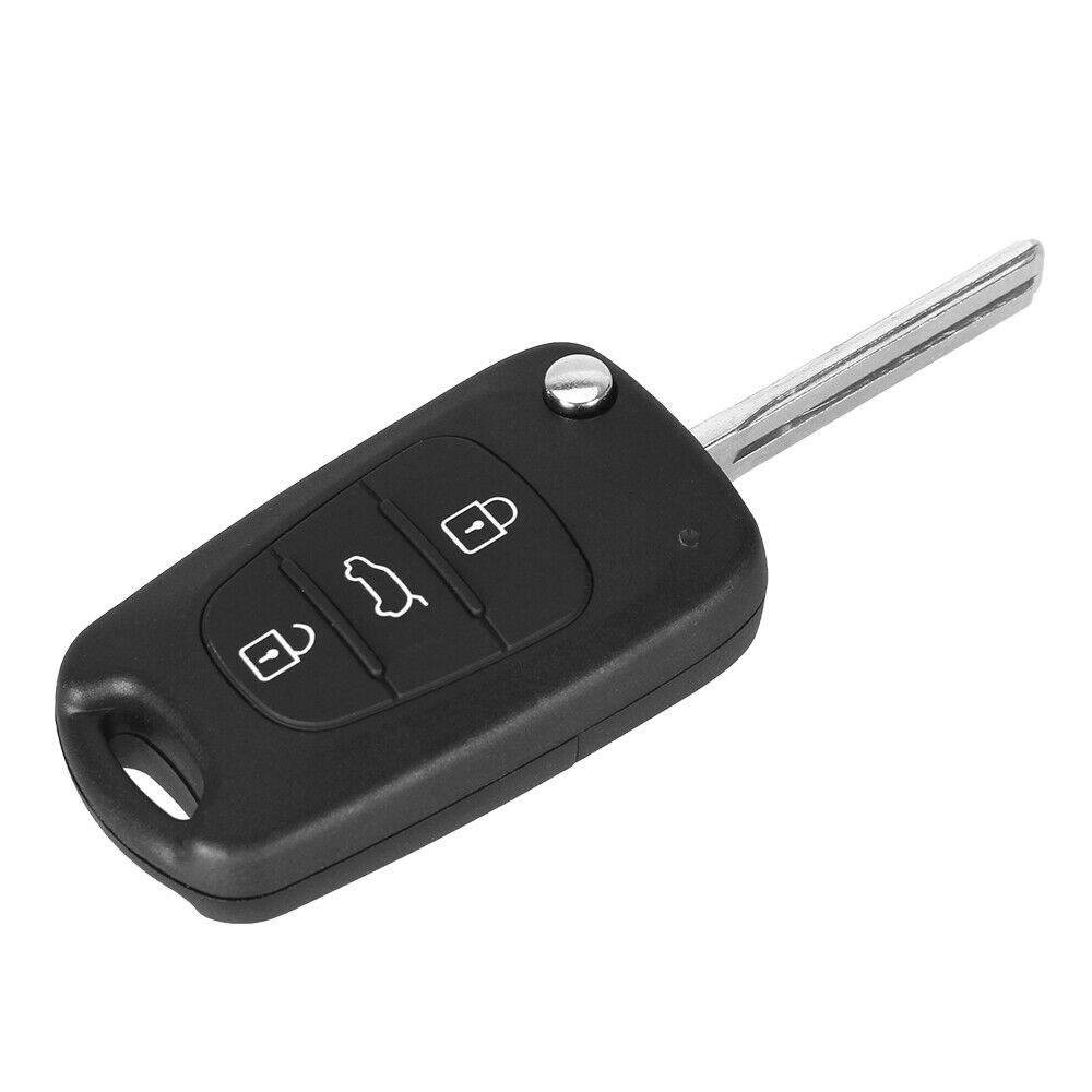 For Hyundai i30 i20 Elantra 3 Button Flip Key Remote Case/Shell/Blank - Office Catch